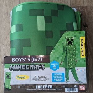 Creeper Minecraft costume Boys S 6/7